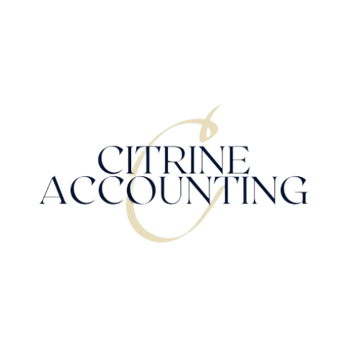 a logo for Citrine Accounting and Taxes