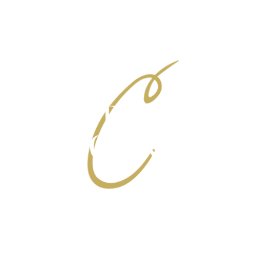 a white and gold logo for citrine Accounting and Taxes